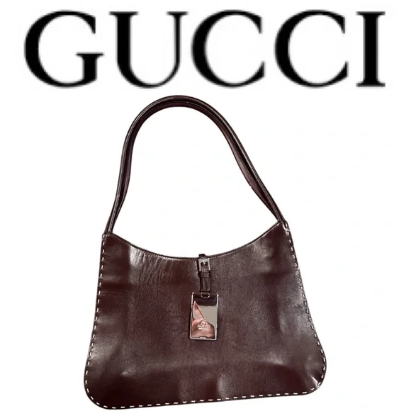 GUCCI AUTHENTIC HOBO BAG - Picture 1 of 9